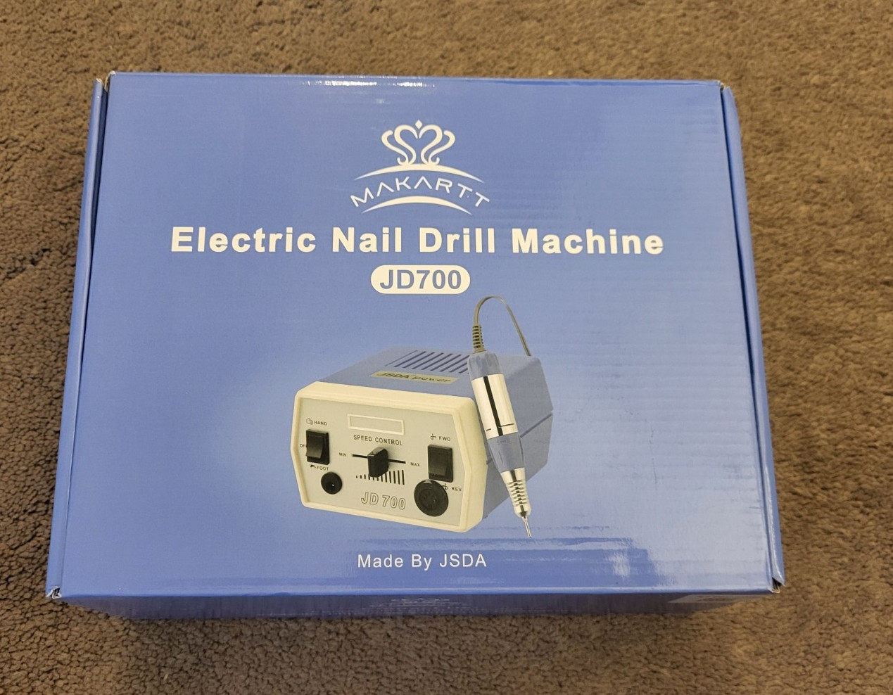 Makartt JD700 Nail Drill Electric Nail File Machine by JSDA Blue