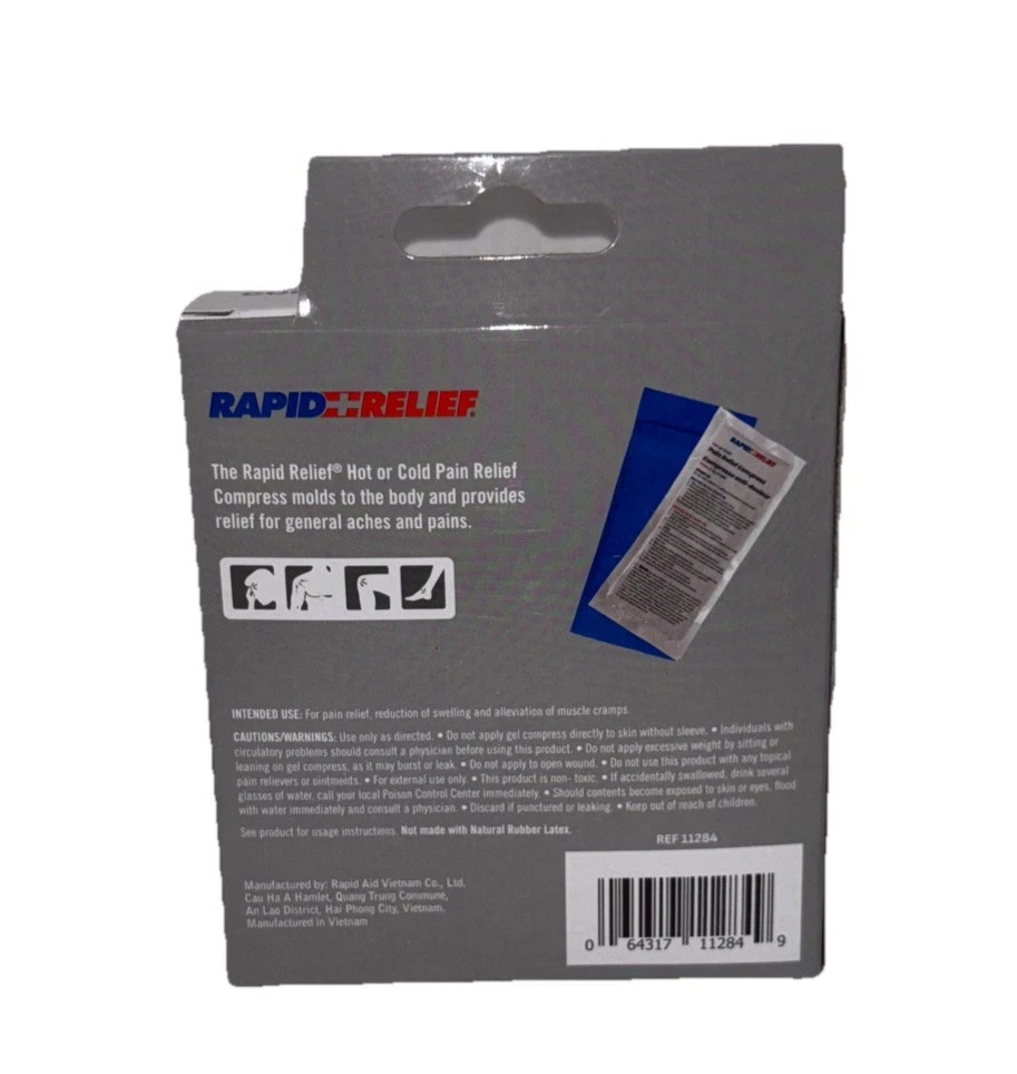 Rapid Relief HotOrCold Pain Relief Compress