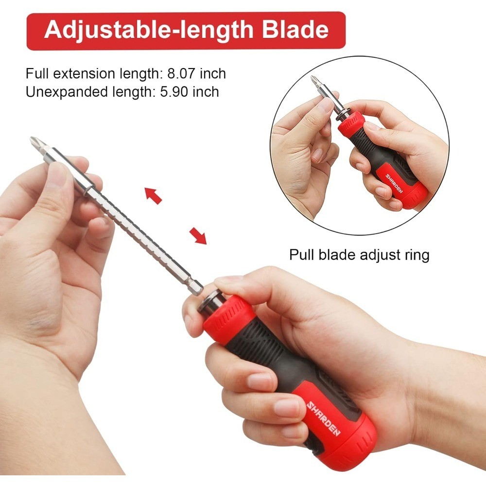 Multi Screwdriver 13-in-1 Screw Driver Adjustable Screwdriver Set Multitool All