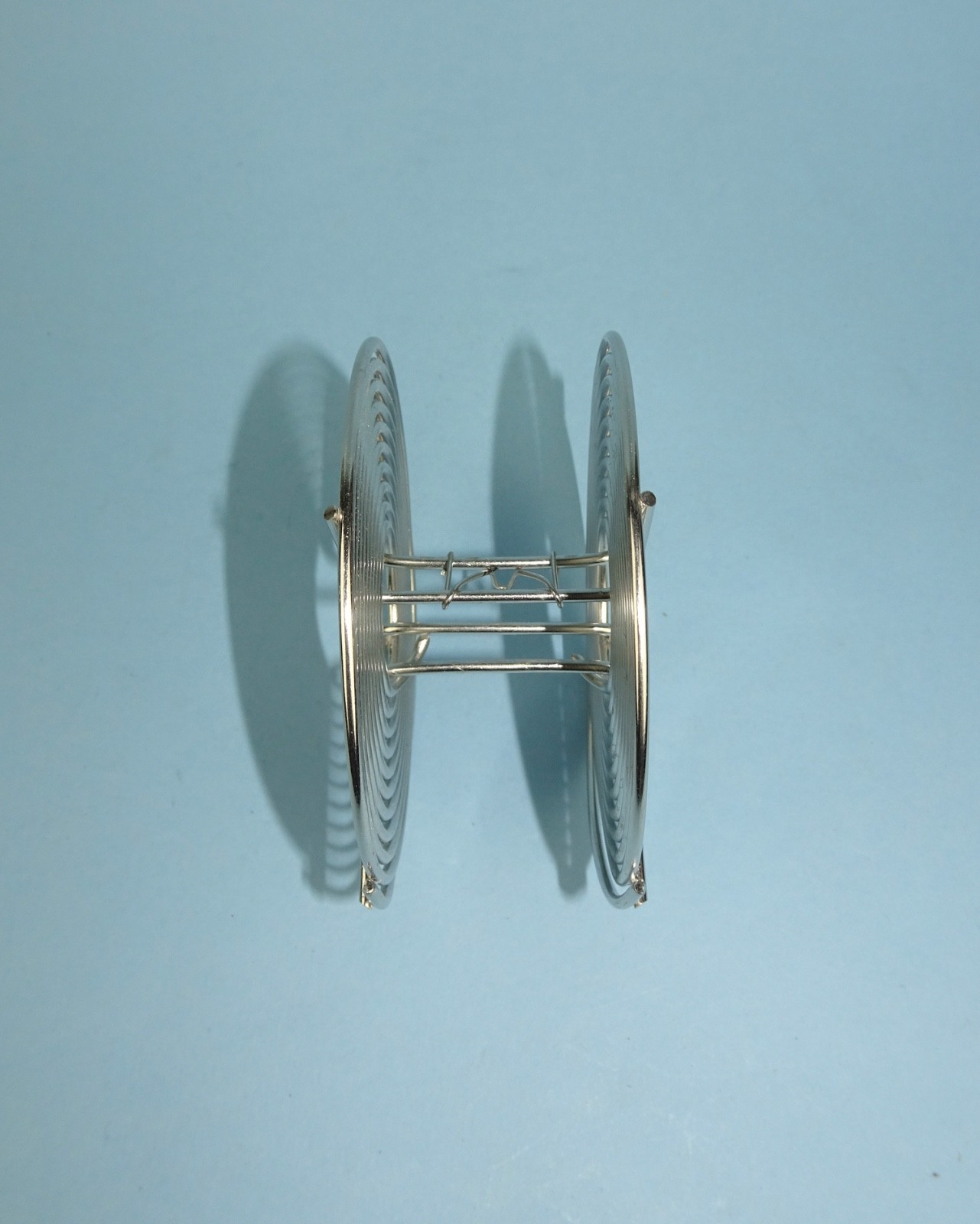 Darkroom equipment - stainless steel 35mm processing spiral. Appears unused.
