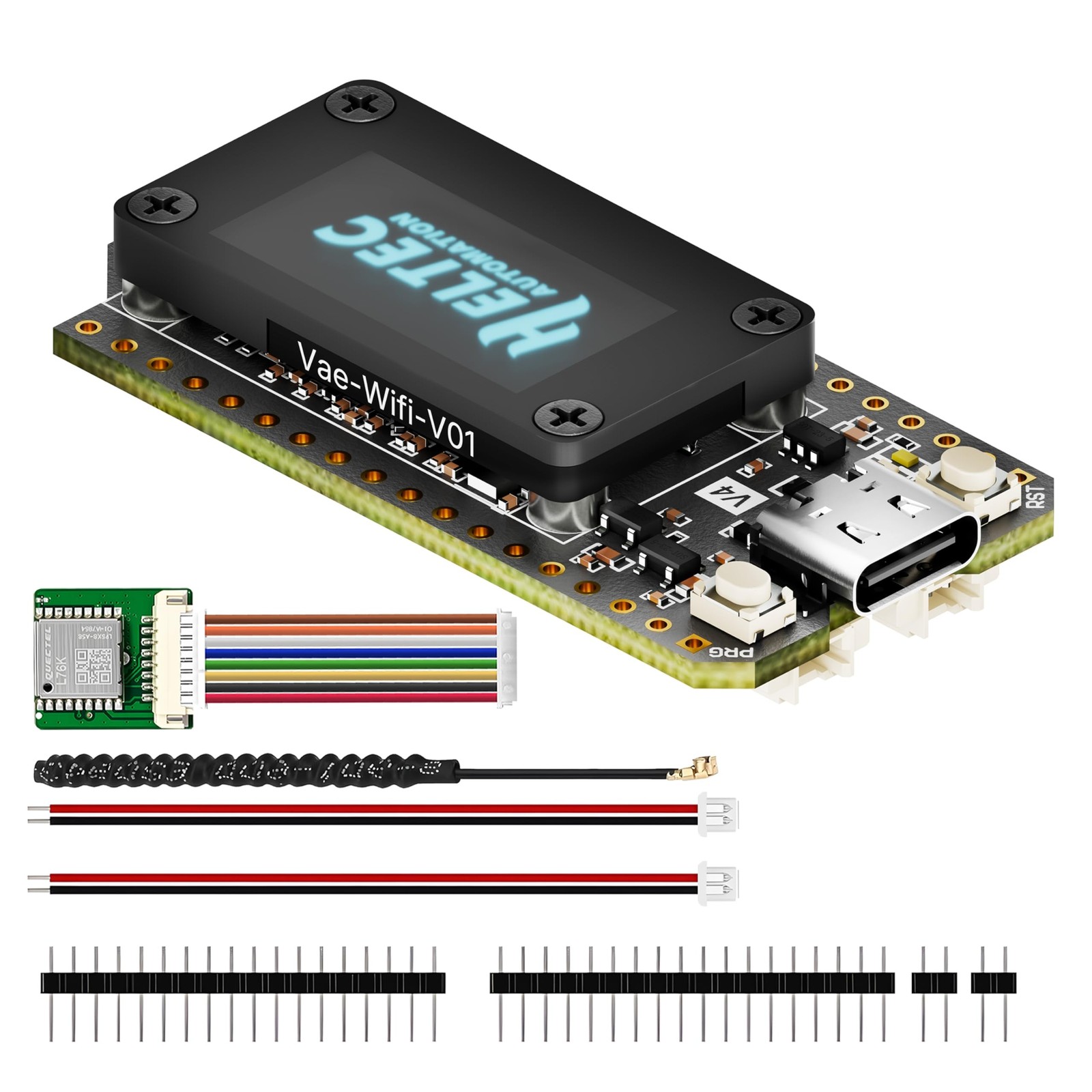 Heltec ESP32 LoRa 32 V4 Development Board with OLED Display and L76 GNSS GPS ...