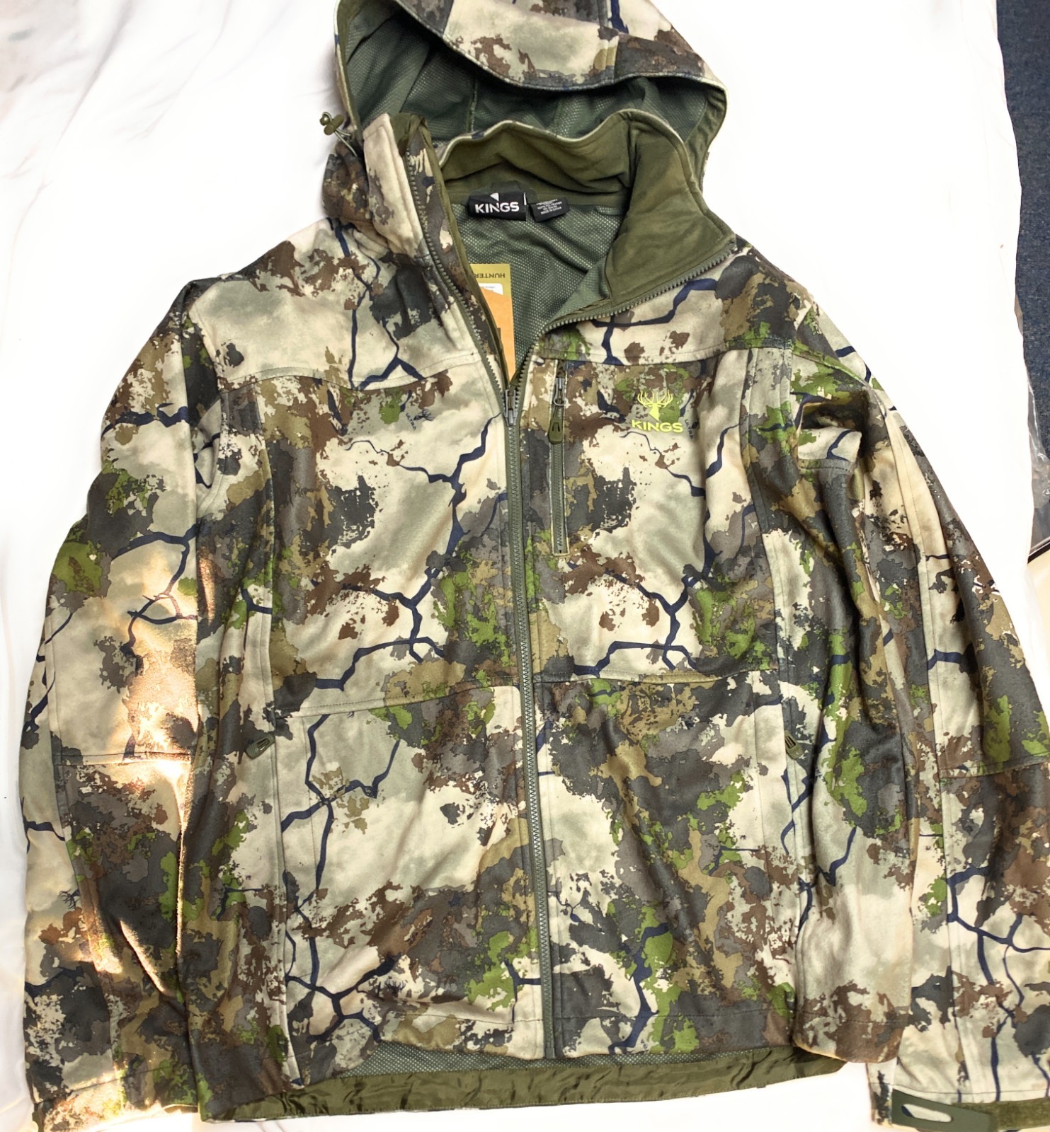 King's Camo Wind-Defender Pro Fleece Jacket  XXL New with Tags