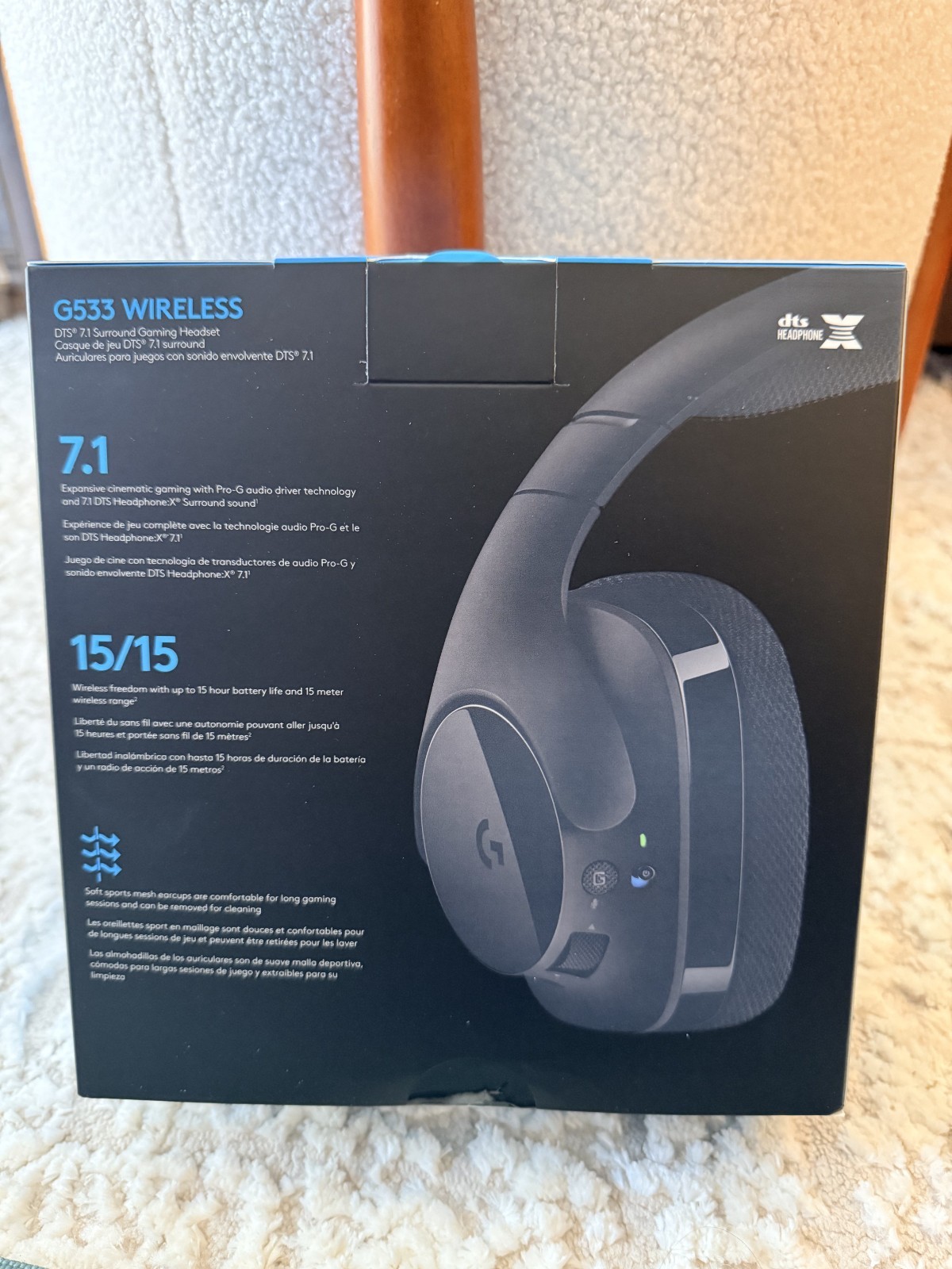 Logitech G533 Wireless Gaming Headset – Black