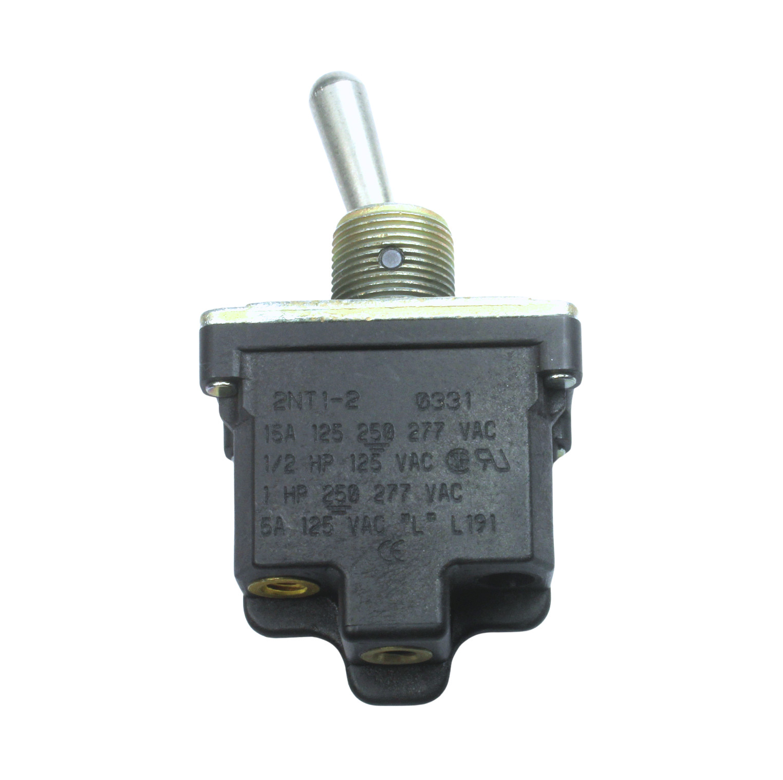 1pc. Honeywell MICRO TOGGLE Switch 2NT1-2 ON-OFF DPST Maintained, Sealed, 15A
