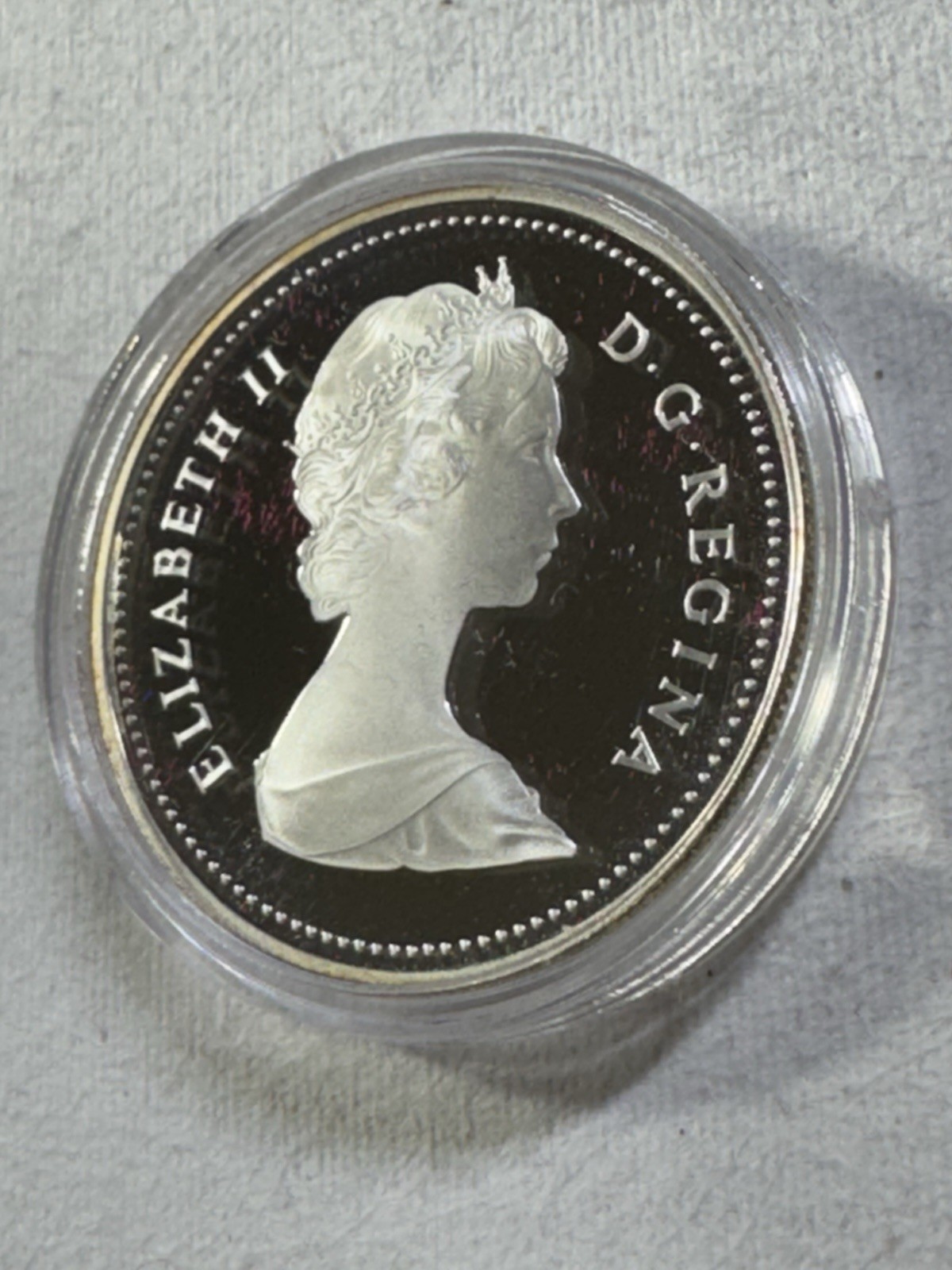 1984 Canada 1 Dollar Silver Proof Coin Toronto