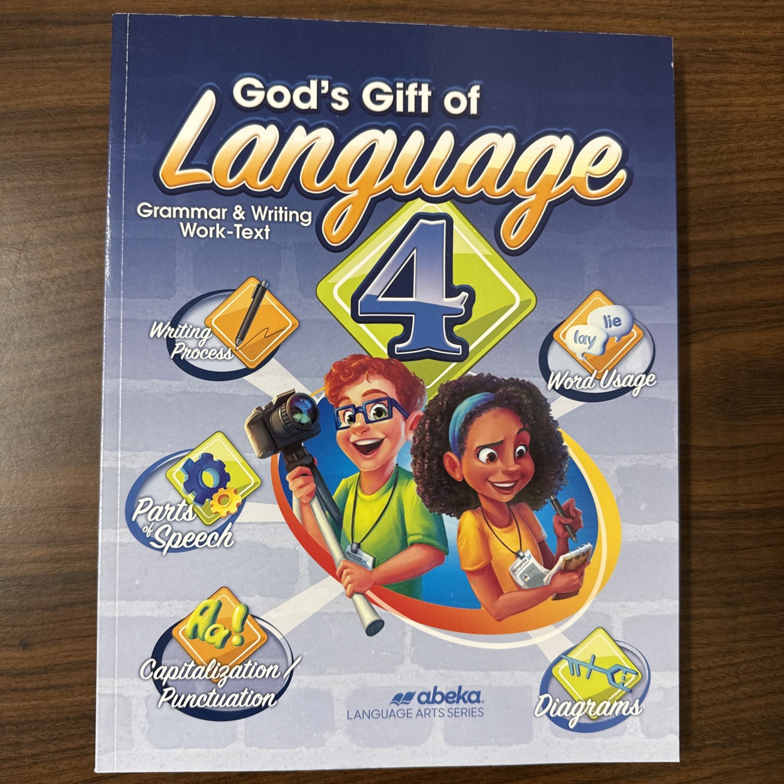 Abeka God's Gift of Language 4 Grammar and Writing Work-Text *See Notes