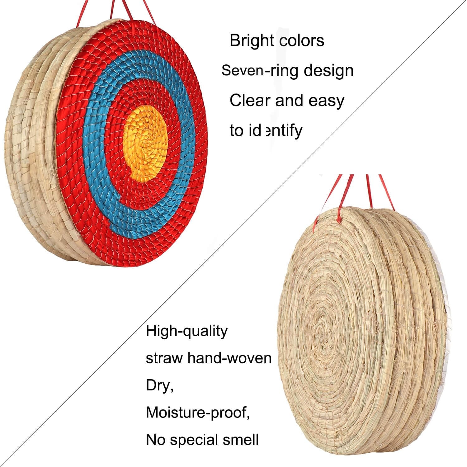Target Archery Handmade Straw Bow Target for Recurve Bow Com...
