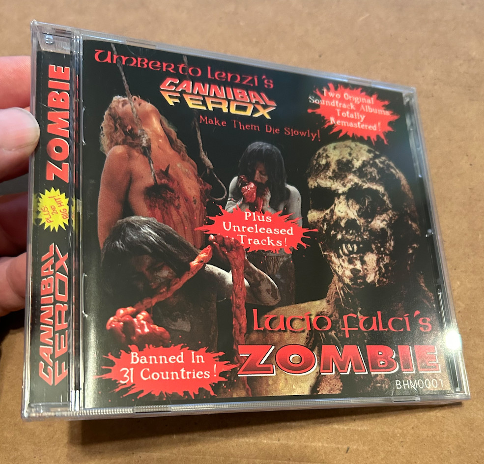 Fabio Frizzi - Cannibal Ferox / Zombie CD 1998 NEW! Still SEALED!