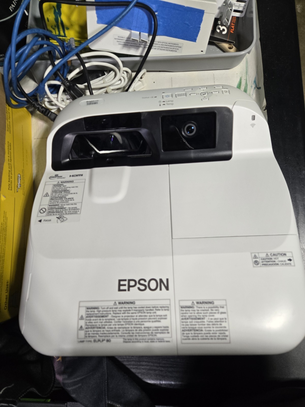 Epson BrightLink 595Wi WXGA 3300 ANSI Interactive Ultra Short Throw HDMI