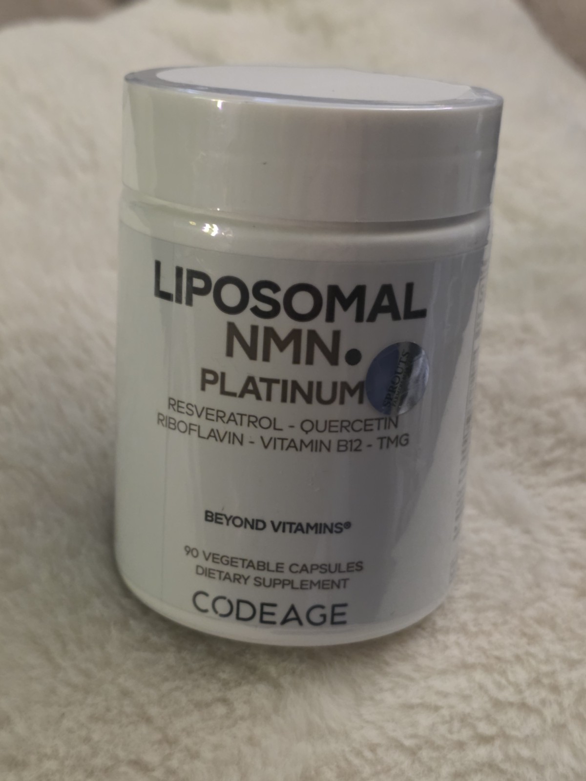 Codeage Liposomal Platinum Resveratrol & Quercetin (90 Capsules) Exp 11/27 New