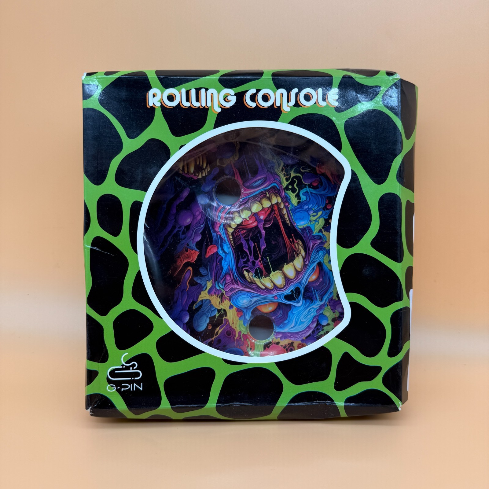 G‑Pin Rolling Console Tray Zombie Print Foldable Stand