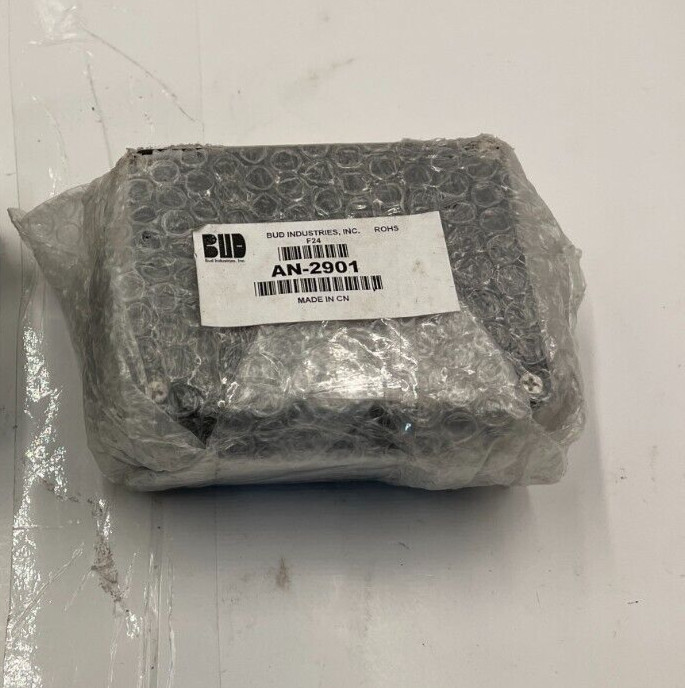 BUD Industries Diecast Aluminum Electrical Enclosure 4.540" L x 3.880" W AN-2901