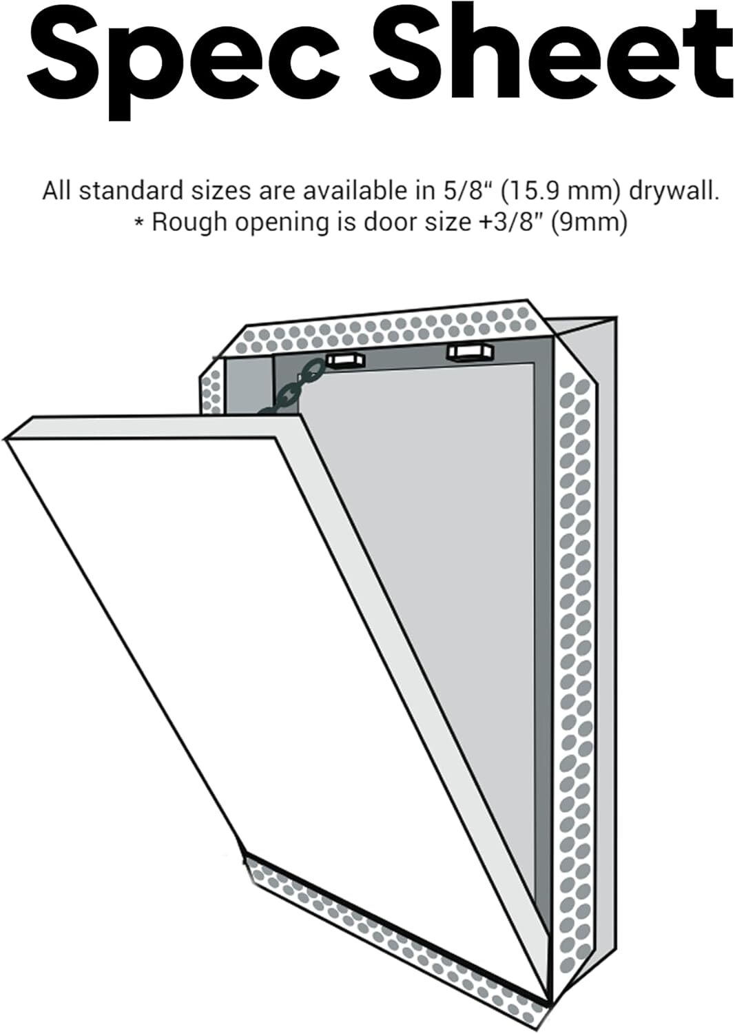 Best 18” x 18” Access Panel, High-Grade Aluminum Frame Access Door (BA-IVHDF)