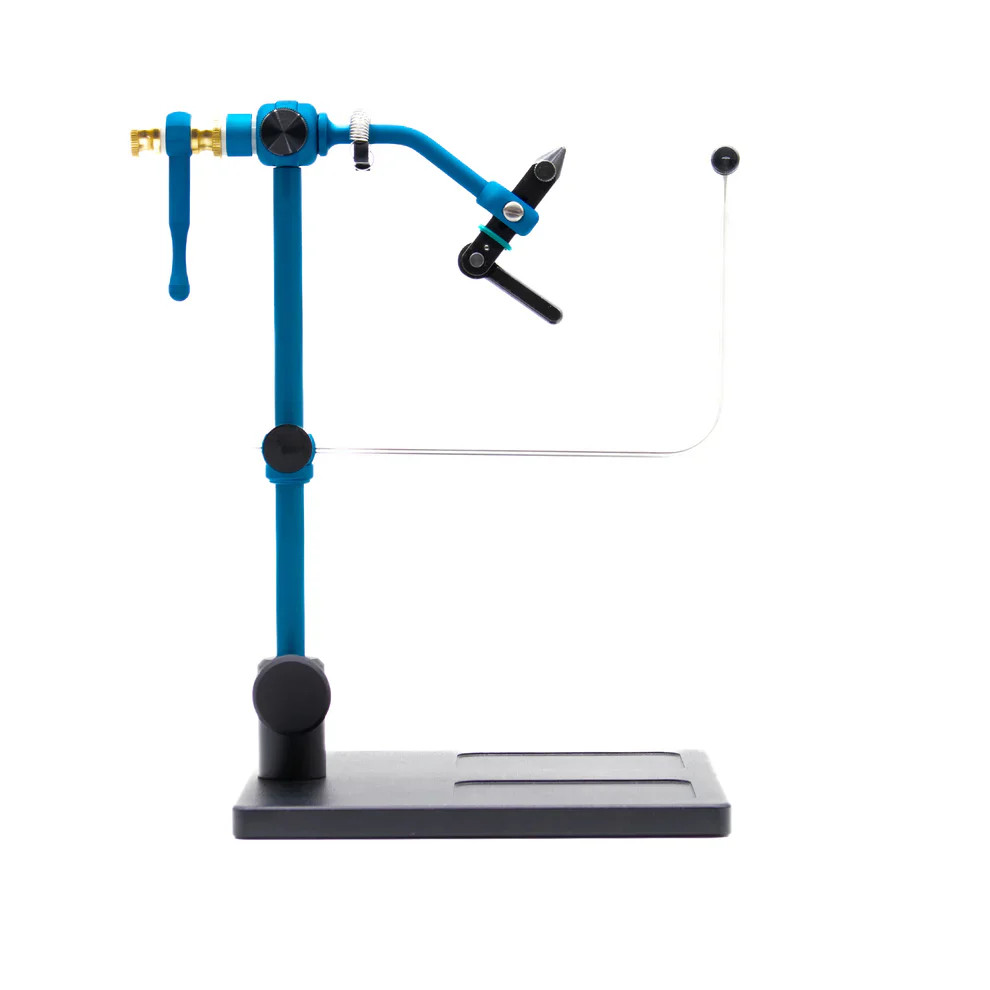 Renzetti Traveler 2404 Series Blue Anodized Vise/Pedestal Base - Right Handed