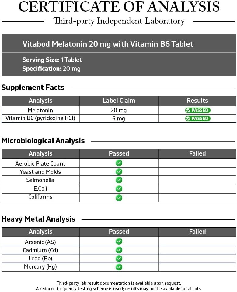 Melatonin 20mg High Potency Natural Sleep Aid Berry Flavor 240 Fast Dissolve TAB
