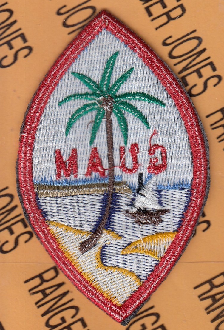 US Guam Command Army National Guard ARNG ~3.5" patch c/e