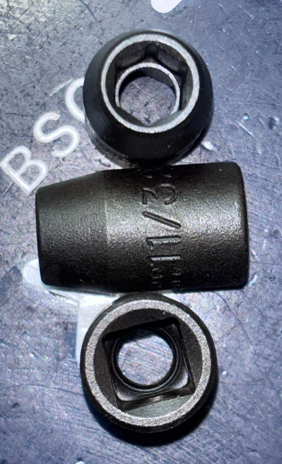 (3) PROTO 11/32” Impact Socket 3/8" Drive 6PT   J7211H   THREE SOCKETS