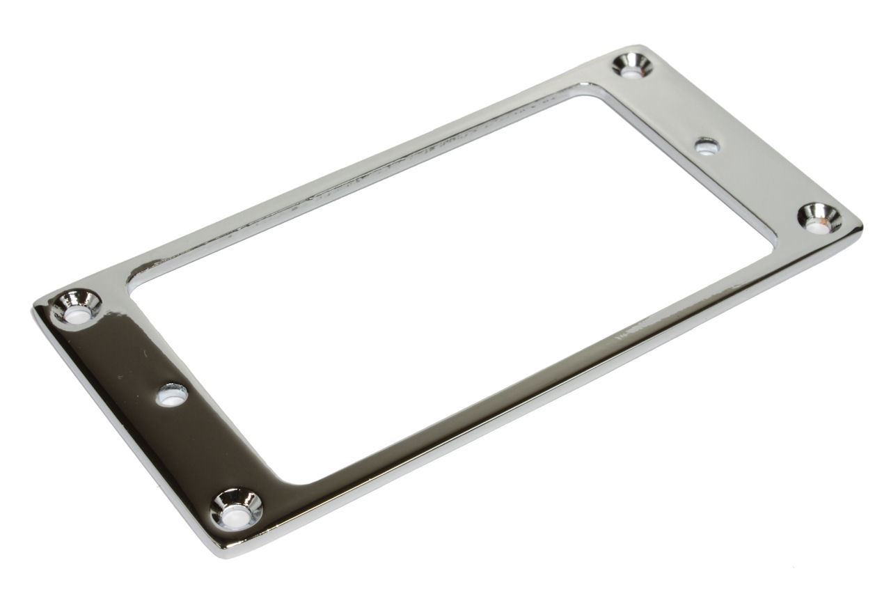 Chrome plated Metal flat humbucker pickup mounting ring for guitar