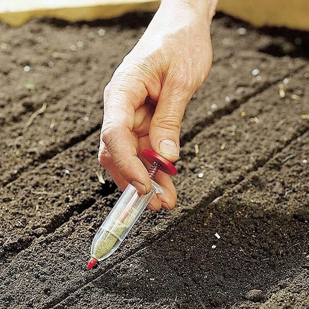 Seeds Dispenser,Mini Seed Spreader Sowing Seeder Tool,Handheld Seed Sower,Min...
