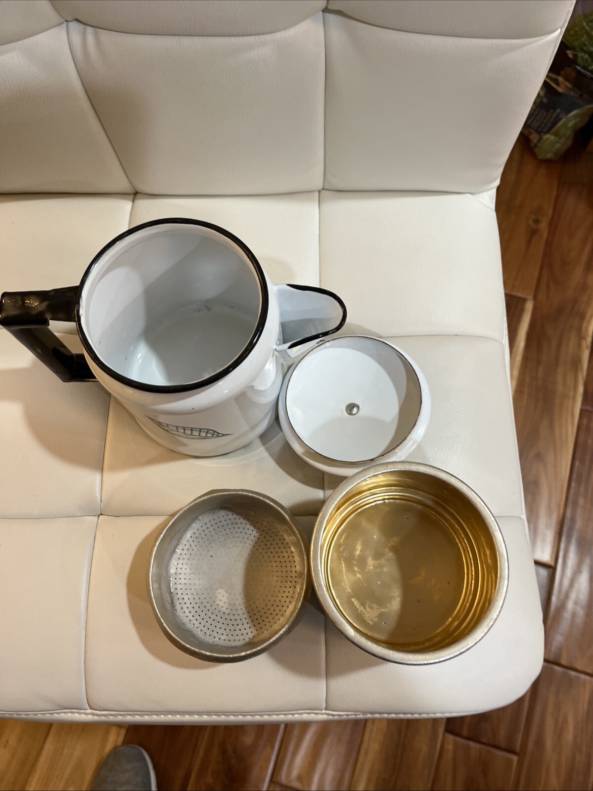 Vtg. Georges Briard Coffee Pot Percolator