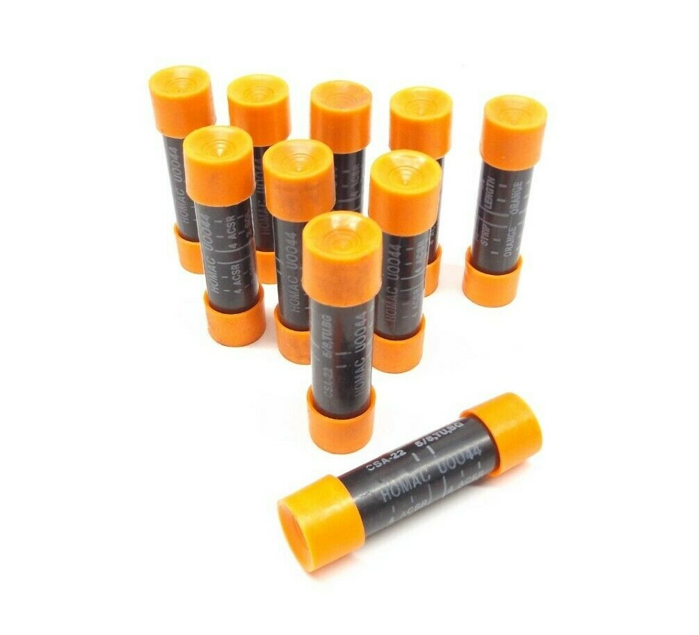 (10) HOMAC U0044   #4 TO #4 ALUMINUM INSULATED SERVICE ENTRANCE SPLICE
