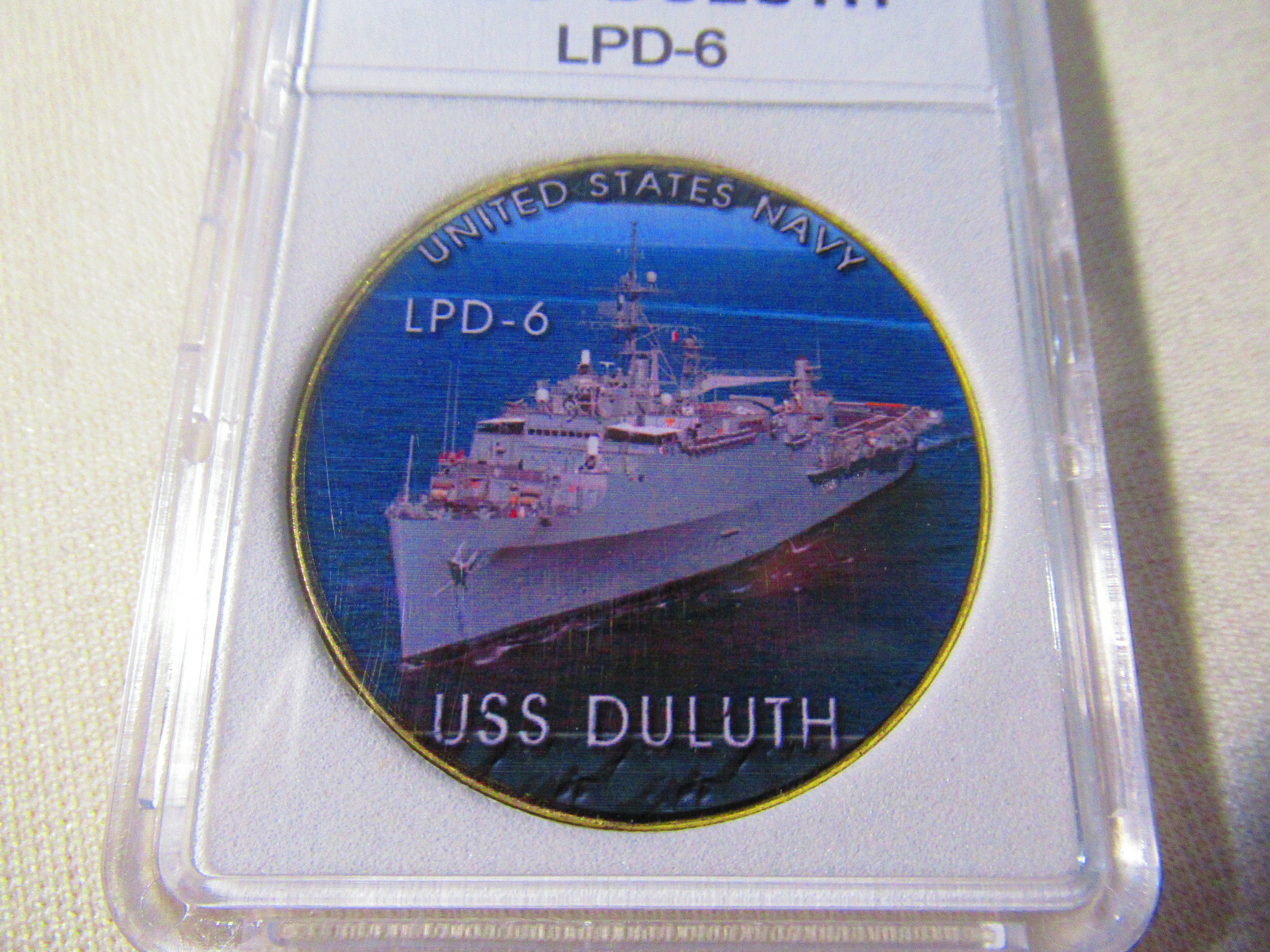 US NAVY - USS DULUTH (LPD-6) Challenge Coin
