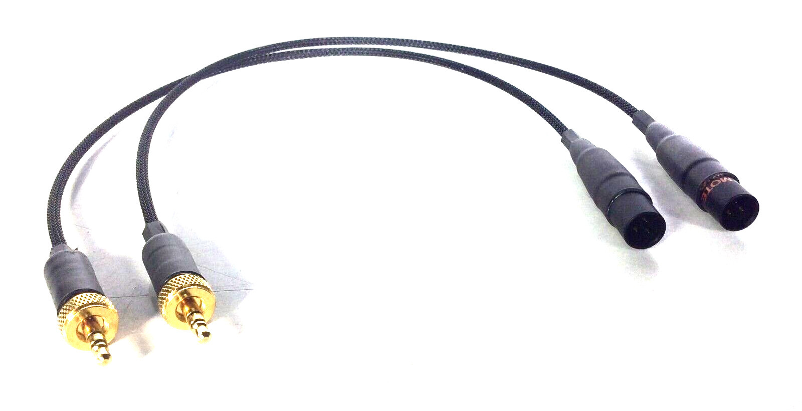 Remote Audio Custom Cable - 3.5mm TRS Locking to TA3M (Pair)