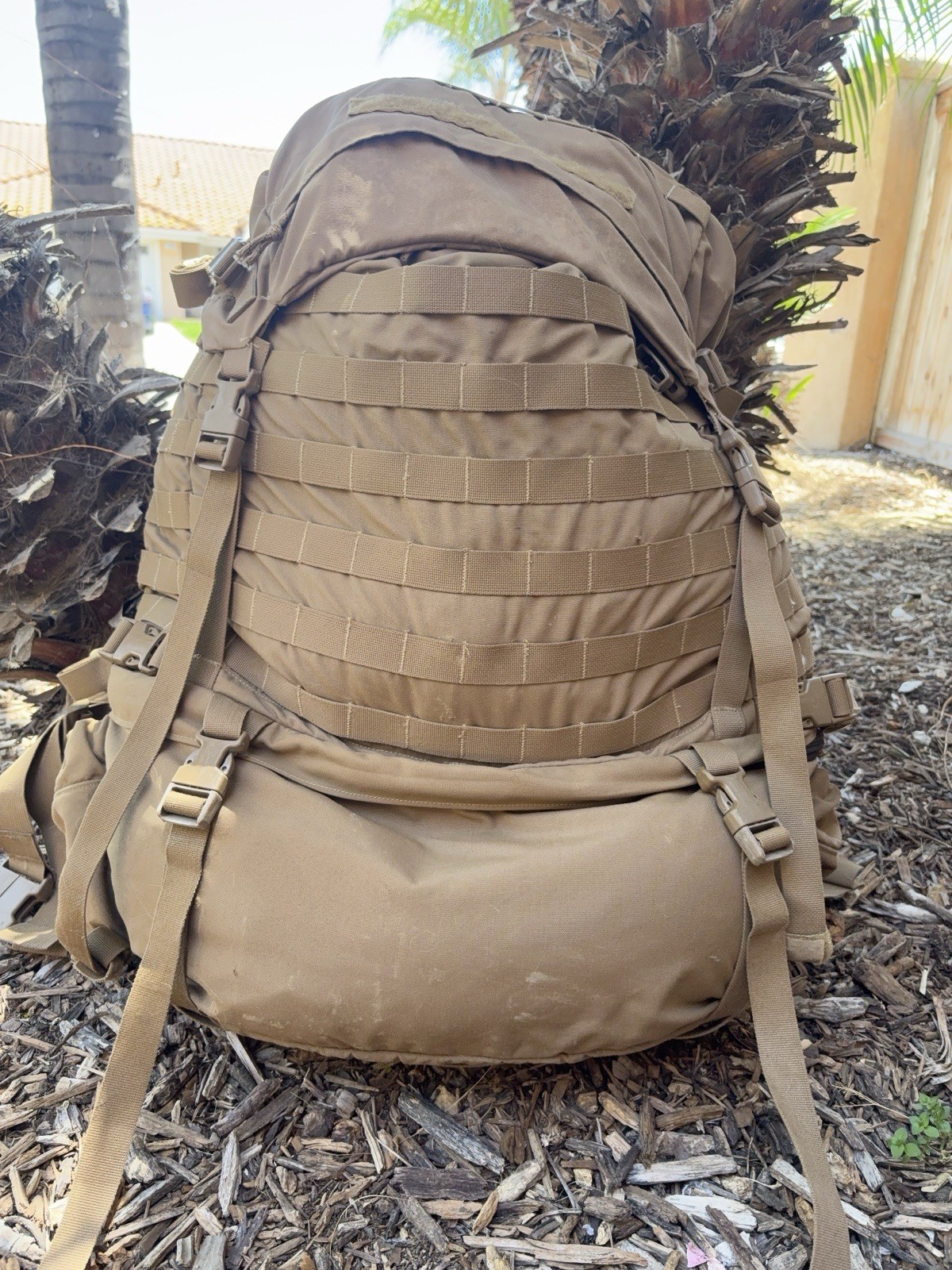 USMC Complete Main Pack FILBE Coyote Backpack Large Rucksack Assault Frame Belt