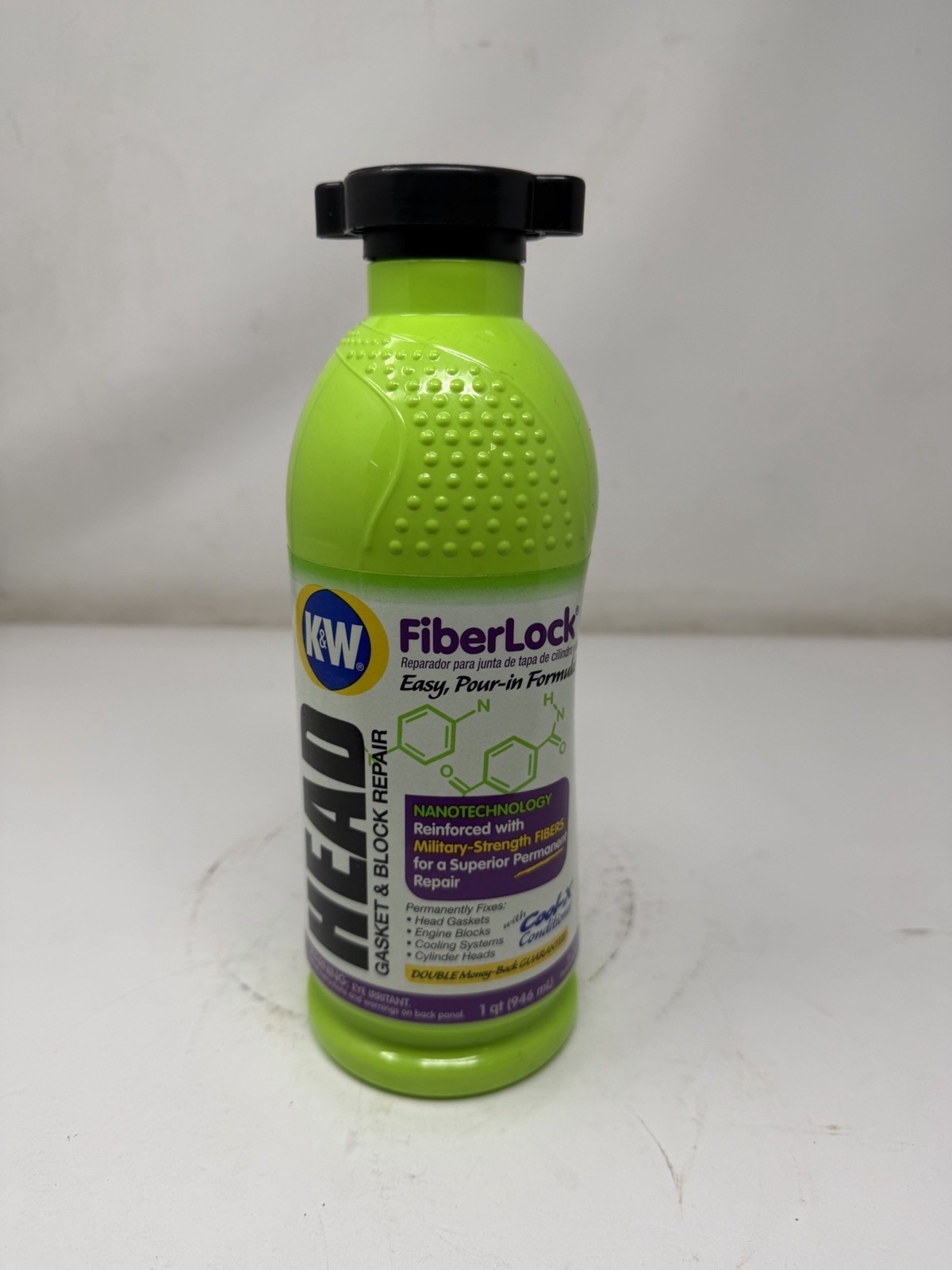 K&W 401224 FiberLock Head Gasket & Block Repair - 32 Fl Oz