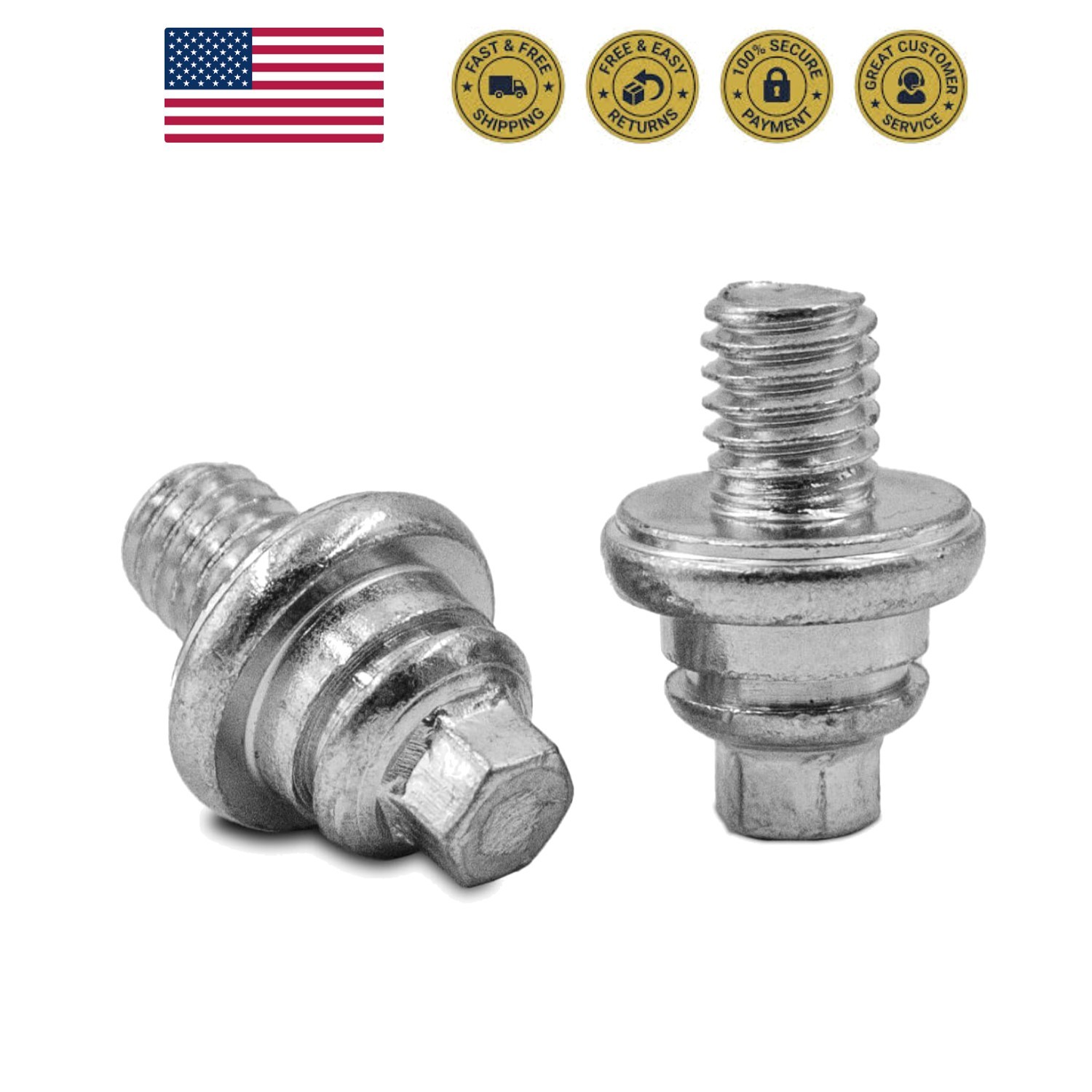2pcs Battery Terminal Bolts, Side Terminal Battery Bolts, Universal Fit
