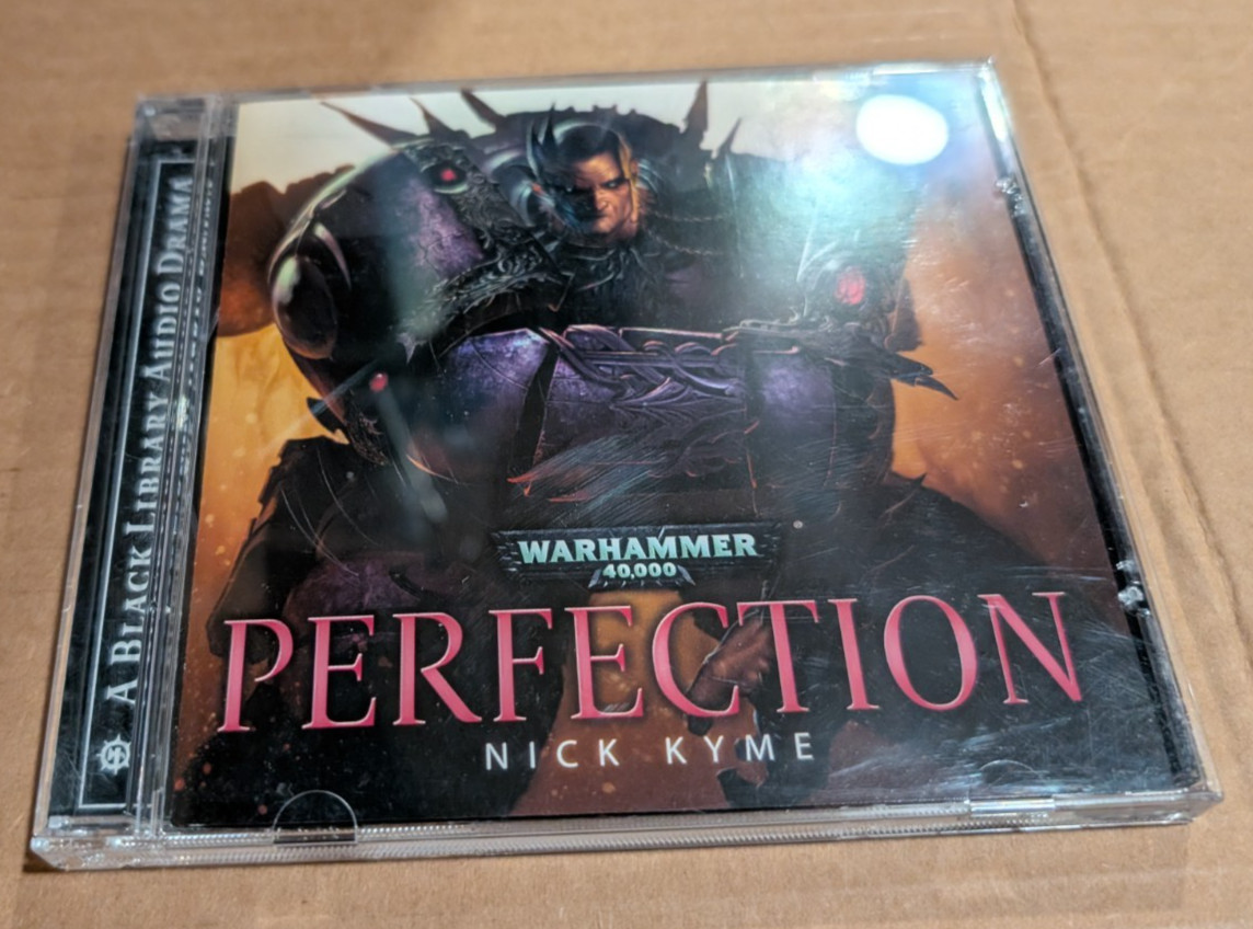 Warhammer 40000 40k Perfection Audio Book CD Set Warhammer 40K Nice!