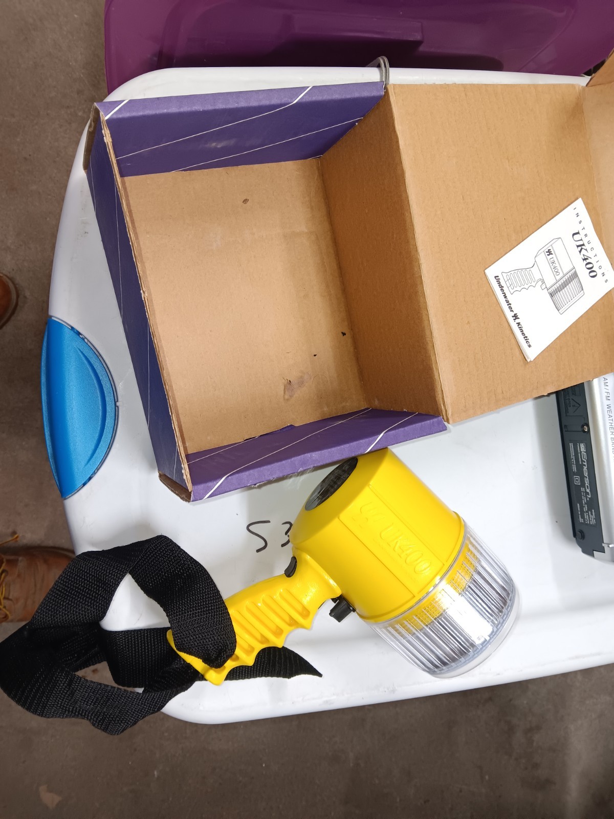 UK400 night diving light  underwater kinetics