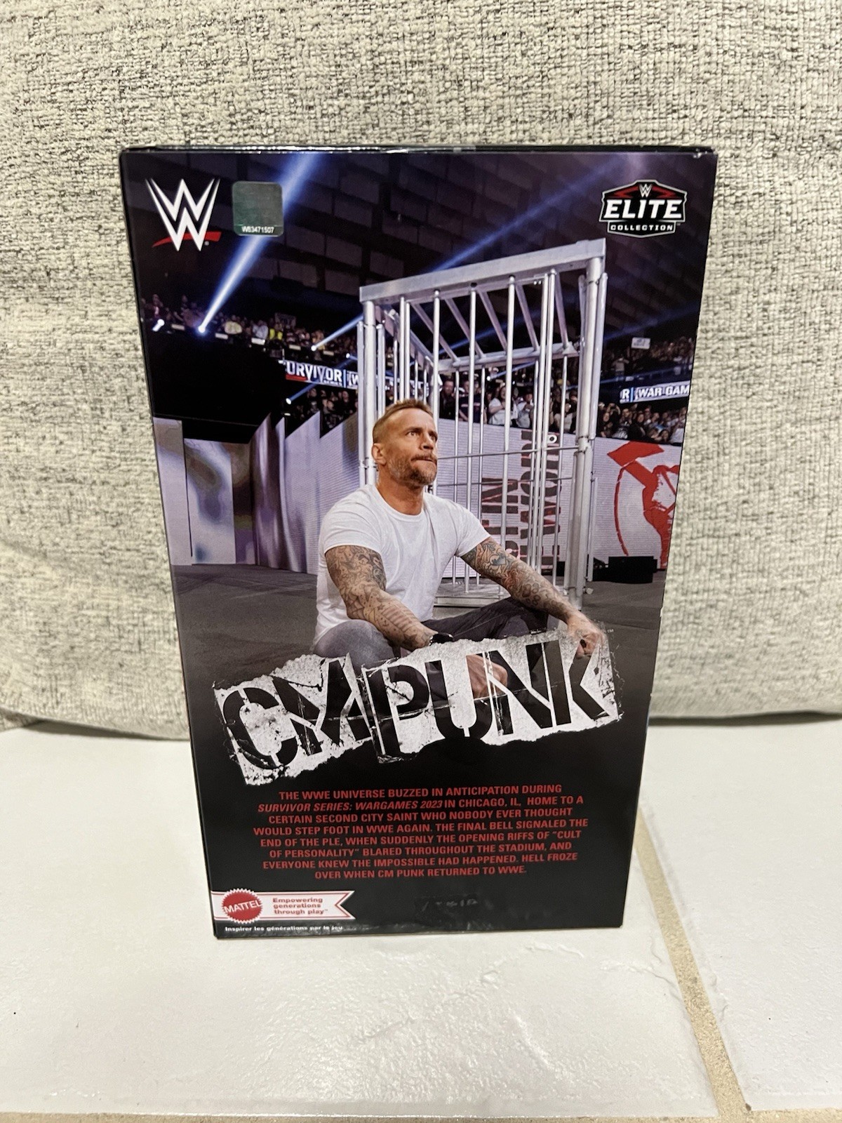 CM Punk Hell Froze Over Elite WWE Mattel Creations
