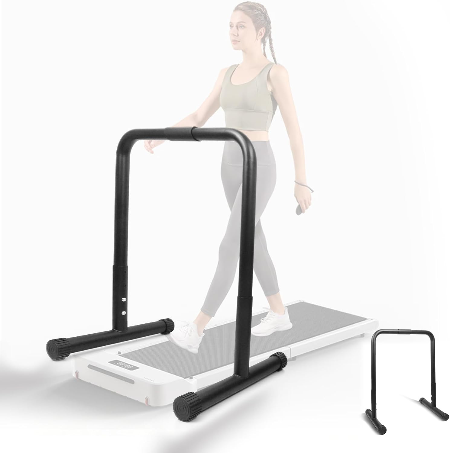 Walking Pad Handle Bar Attachment Only, Fits Walking Mats up to 21.5 Inches, Wa