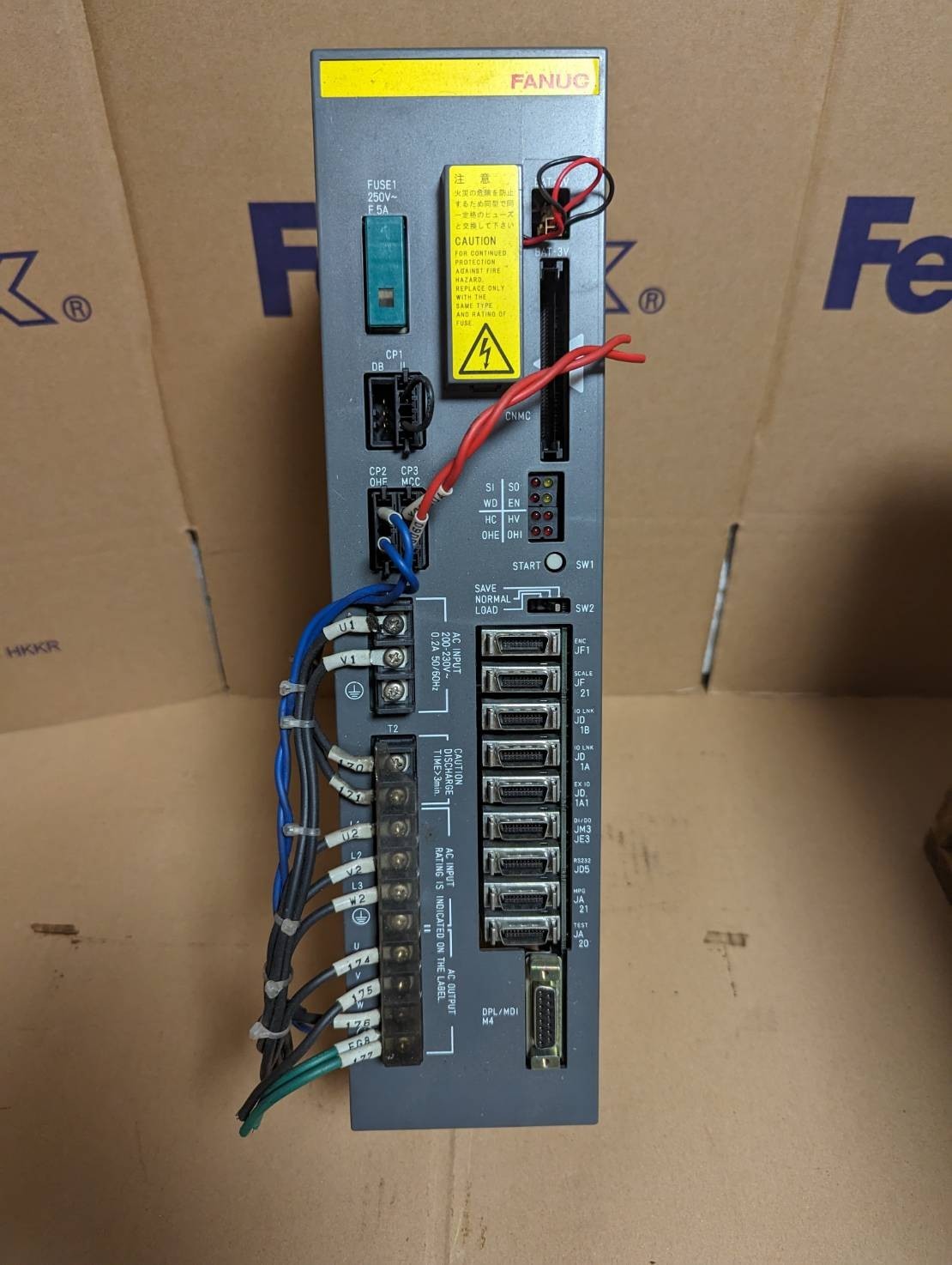 FANUC A02B-0168-B012 Power Mate US Free TAX Removed From The Working Machine