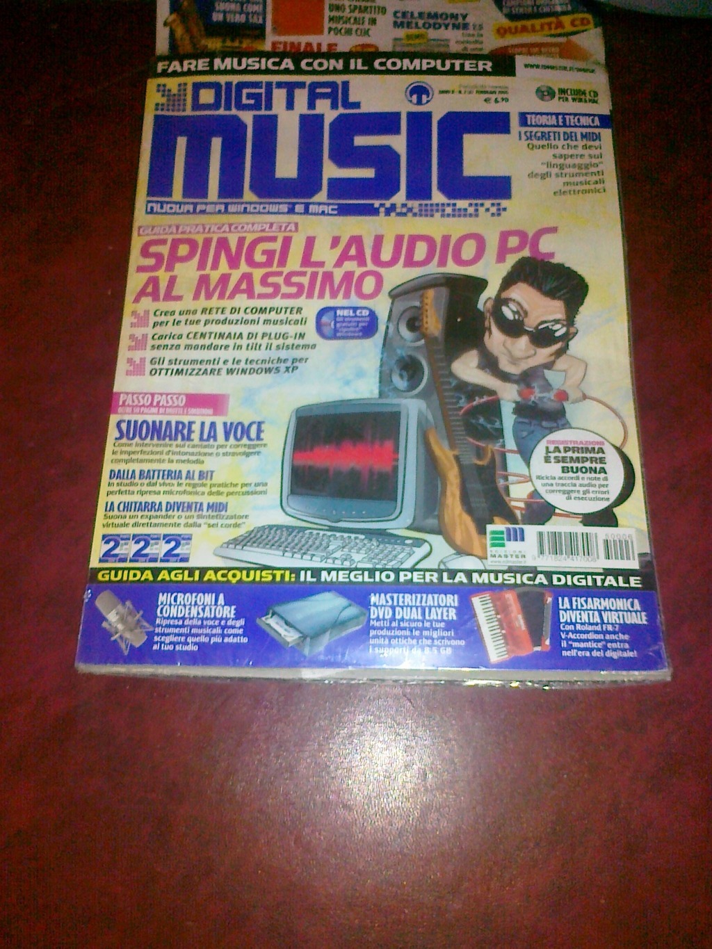 DIGITAL MUSIC MAGAZINE MAGAZINE N.6 with CD ORIGINAL ATTACHMENT INCLUDED NEW