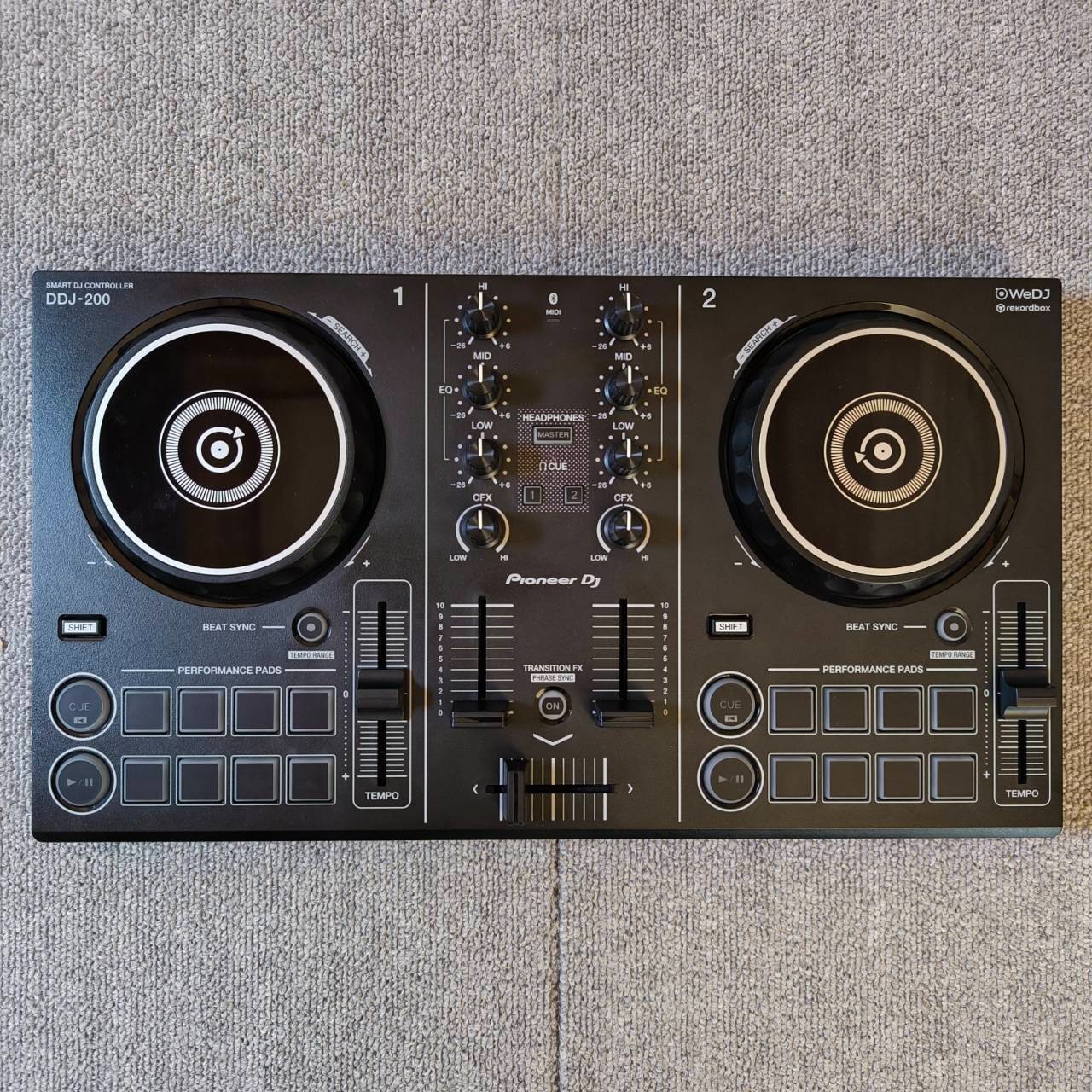 Pioneer DDJ-200 USB Bluetooth Smart DJ Controller Tested & Working From JP ※READ