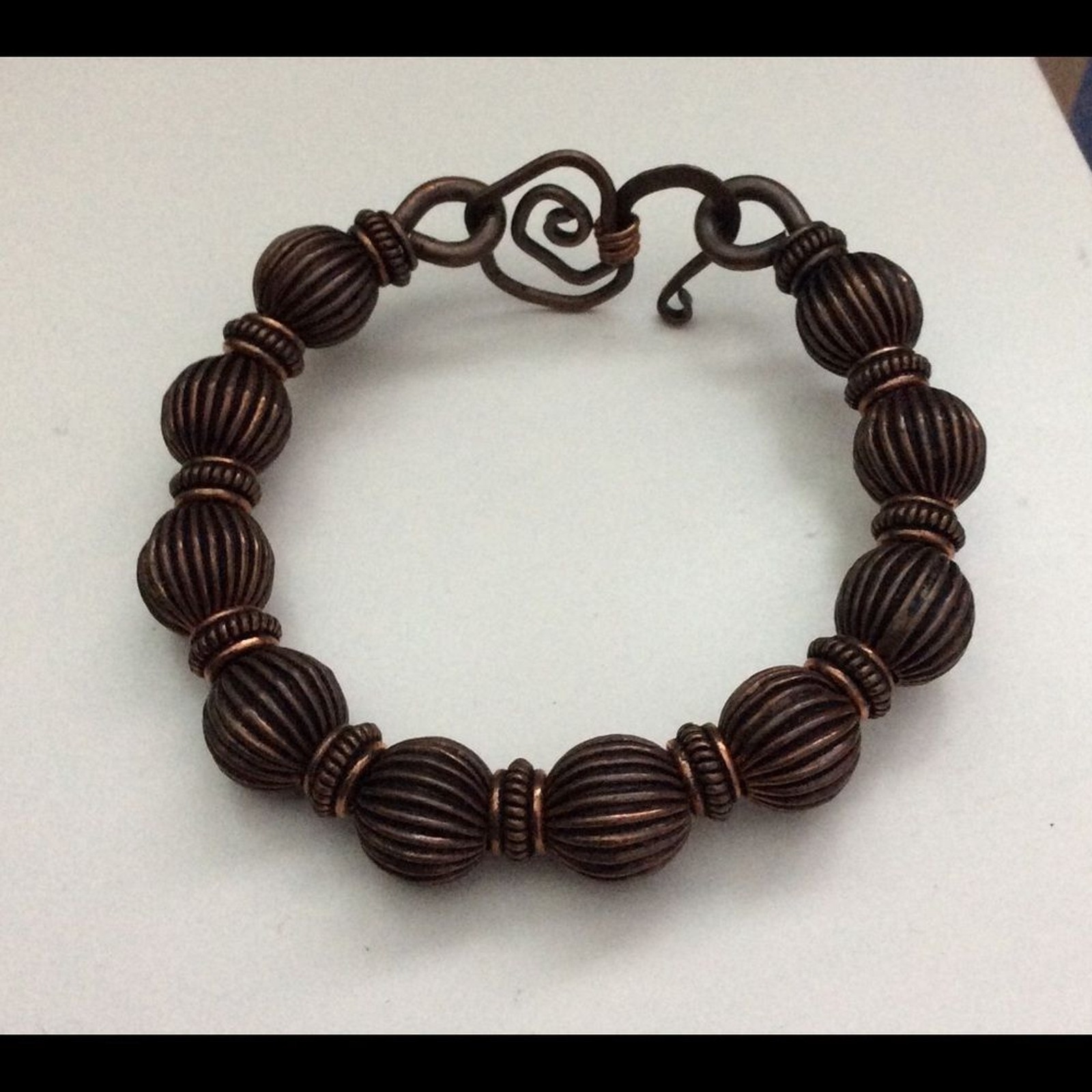 Sale - Chunky Handmade Copper Cuff Bracelet