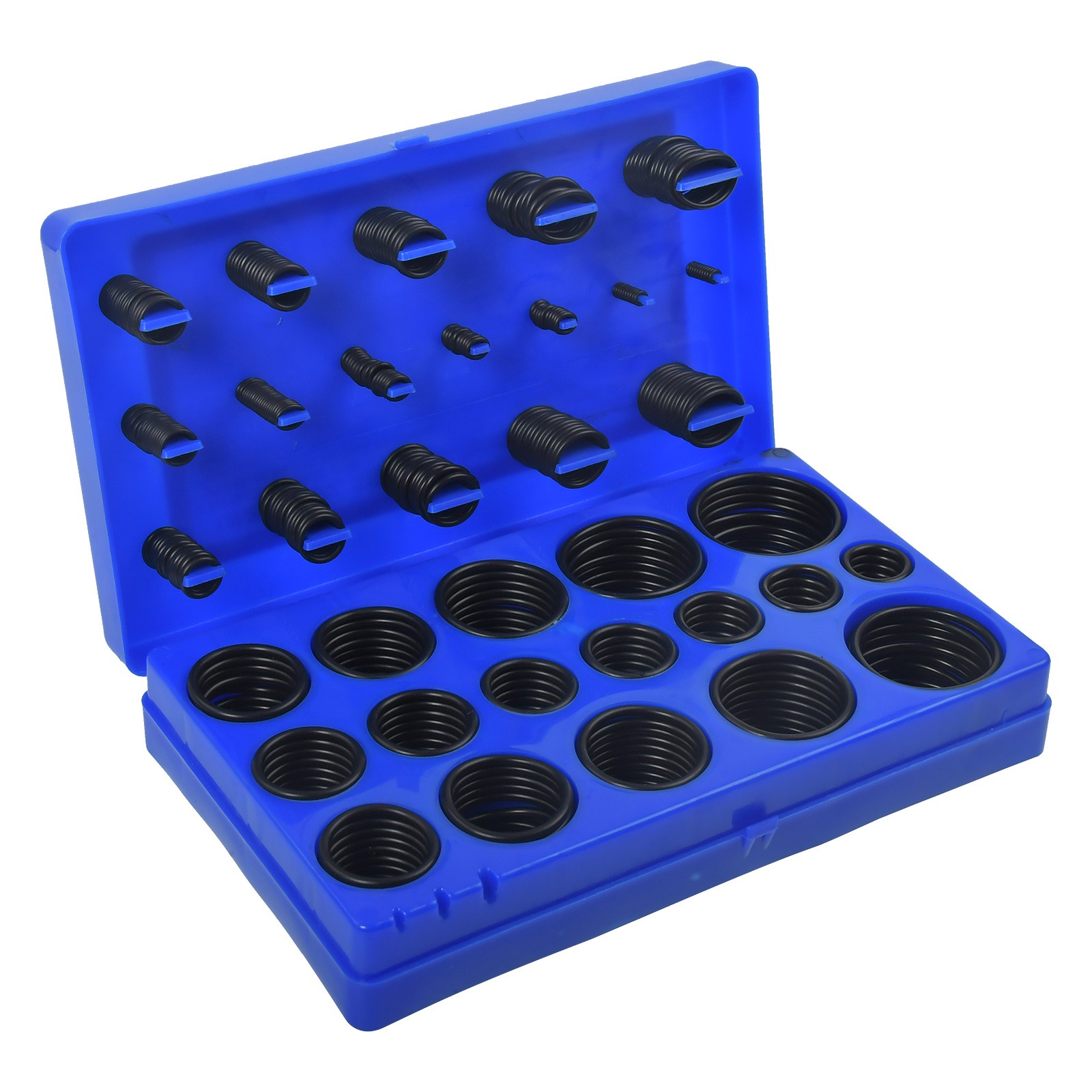 826 PCS Universal O Ring Assortment Set Metric Oil Proof Kit 64 Size O-Ring Case