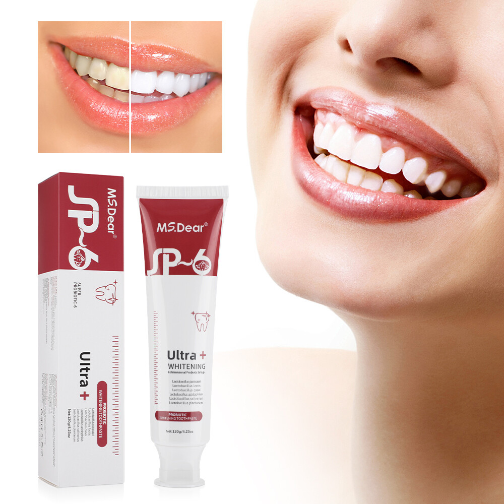 2Pack SP-6 Probiotic Toothpaste,Sp-6 Toothpaste Whitening Quick White Toothpaste