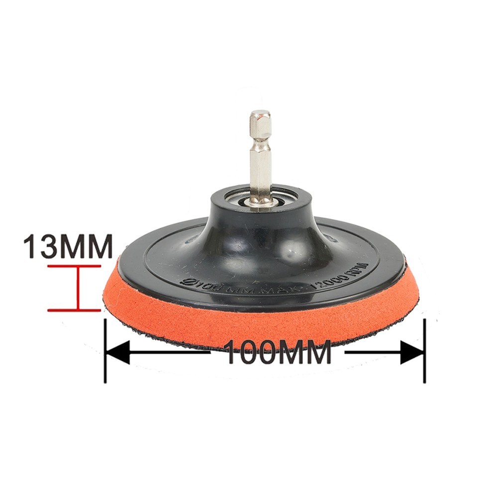 Sanding Disc Aluminium Oxide Hook&Loop M10 M10 Set Polyurethane Sanding