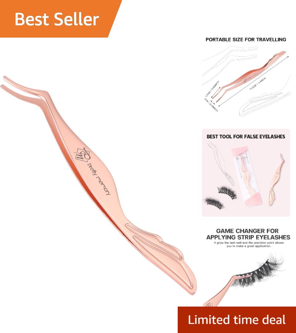 Rose Gold Stainless Steel Lash Applicator Tool for Effortless Eye Enchantment