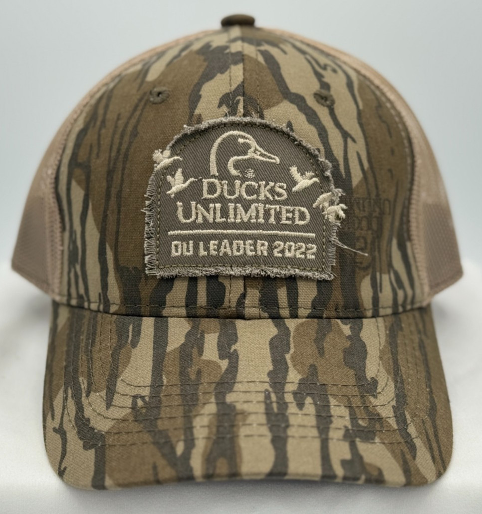 Ducks Unlimited DU Leader 2022 Hat Cap - Strap Back - Mesh - Green Camo