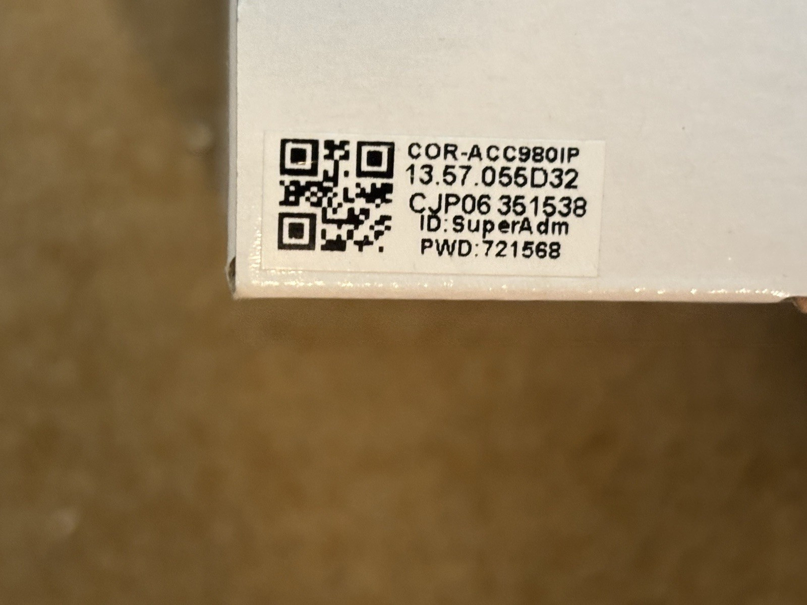 CORTEX ACC980IP Commercial Access Control IP
