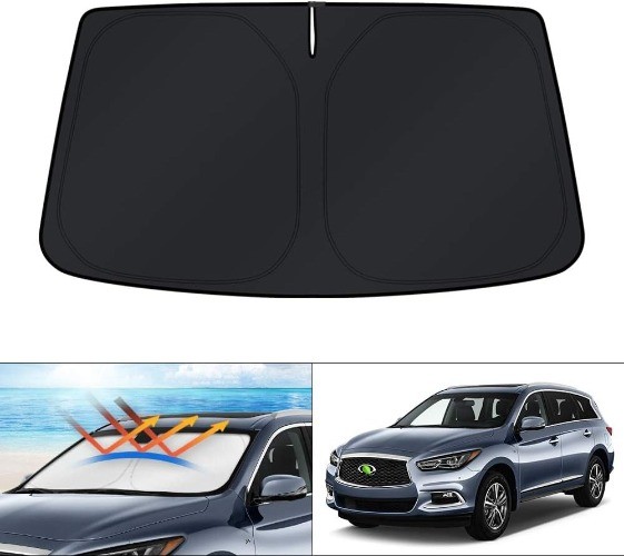 Custom Fit Windshield Sun Shade for 2014-2021 Accessories Window Sunshade Foldab