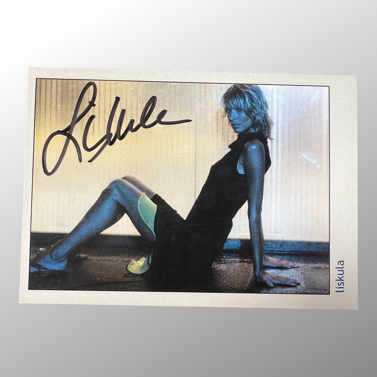 LISKULA (Cohen)- Fashion Model - Cover of Vogue Elle Autograph Photo Card