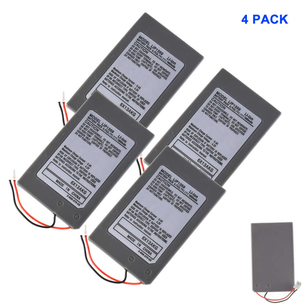 4x Battery for CECHZC1H CECHZC1U CECHZC1E CECHZC1J Sony PS3 Dualshock Controller