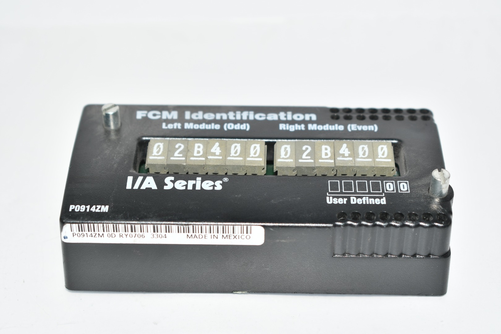 FOXBORO P0914ZM IDENTIFICATION MODULE FCMID I/A Series
