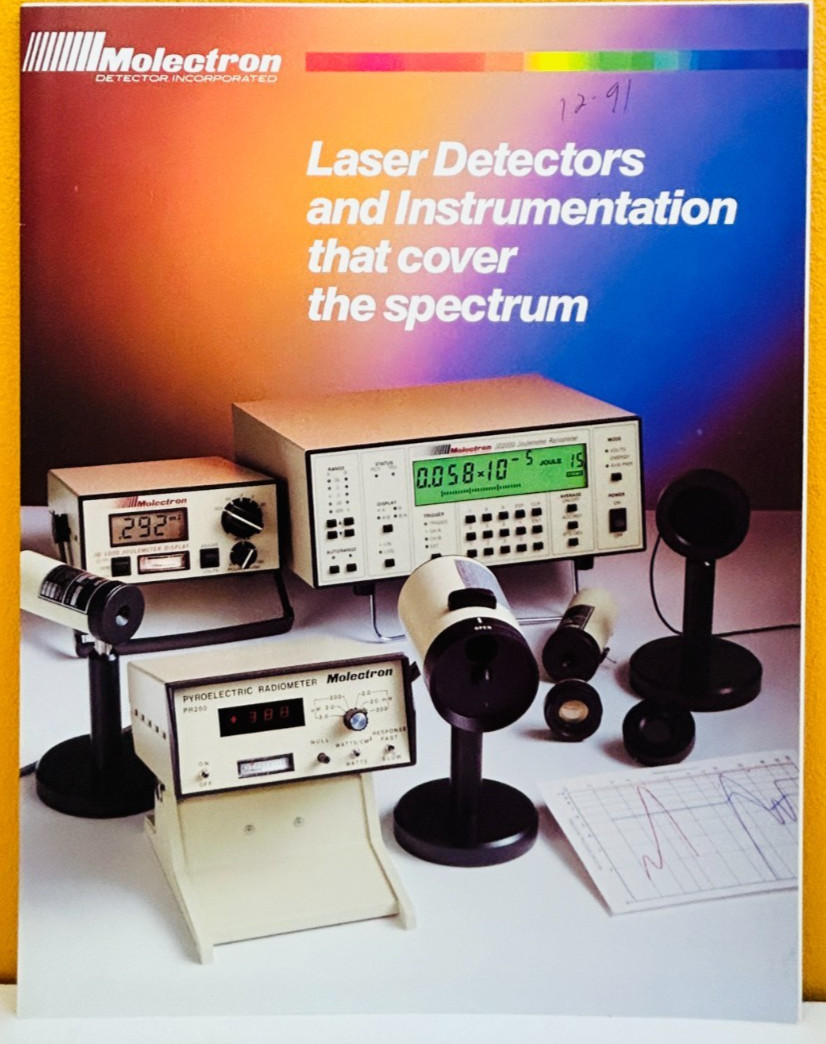 Molectron Laser Detectors & Instrumentation Catalog.