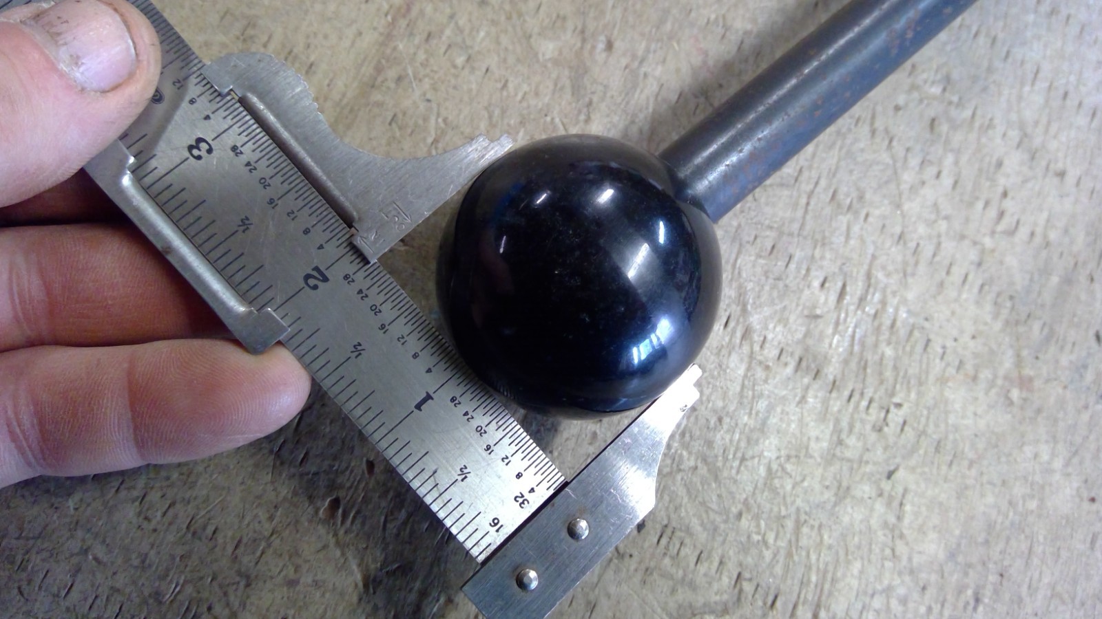 Dillon Precision Press Handle with Nut & Washer 16" long - 9/16" threads.